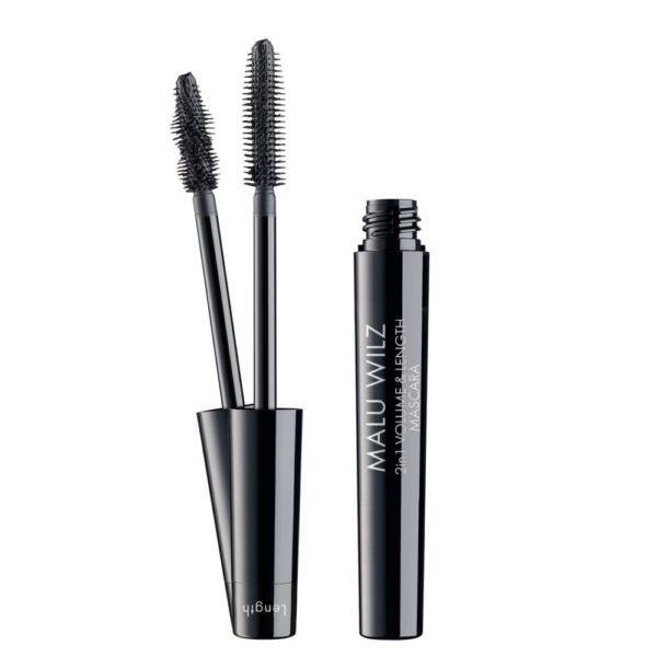 MALU WILZ - 2 in 1 Volume & Length Mascara - Black