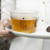 Teetasse Herz Schwarz – Bild 3
