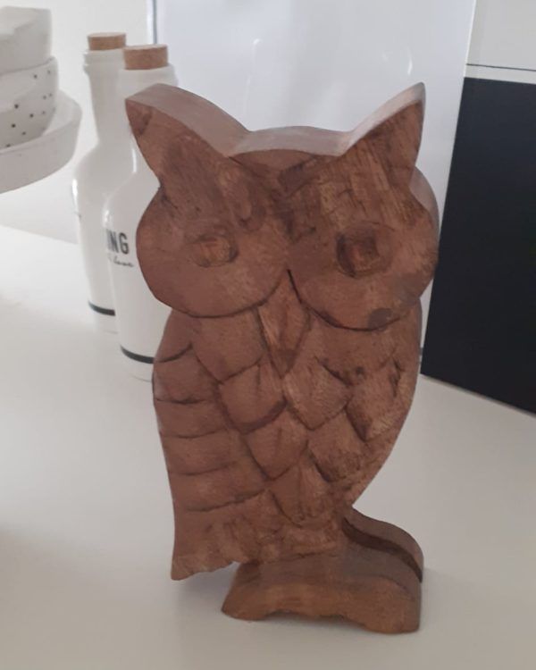 Accessoires - Holz Eule