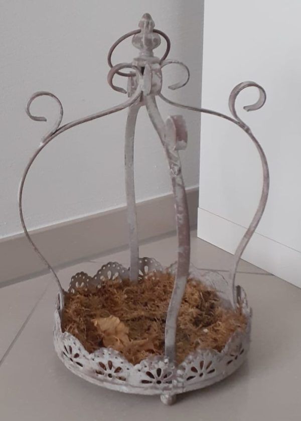 Shabby Chic - Krone Aufsteller