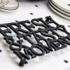 Untersetzer "Fresh & Tasty Moments" Schwarz – Bild 2